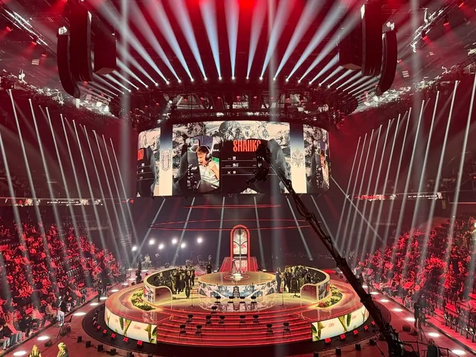 The Six Invitational 2026 stage fills the arena.