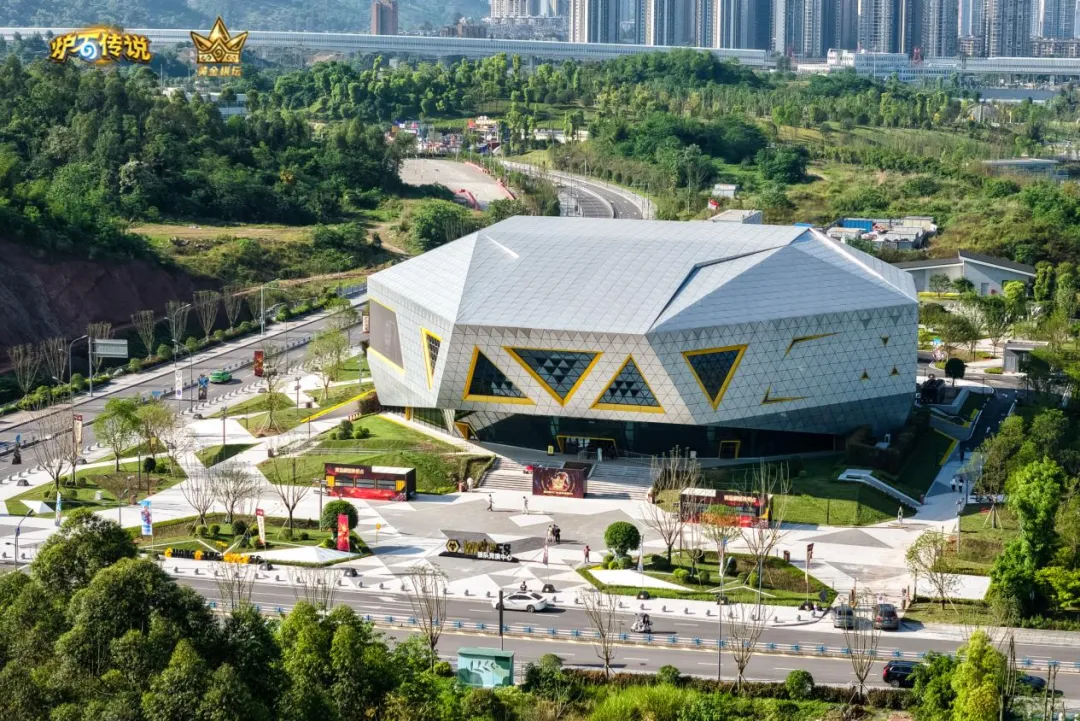 An aerial view of the Wolves Performance Center in Bishan.