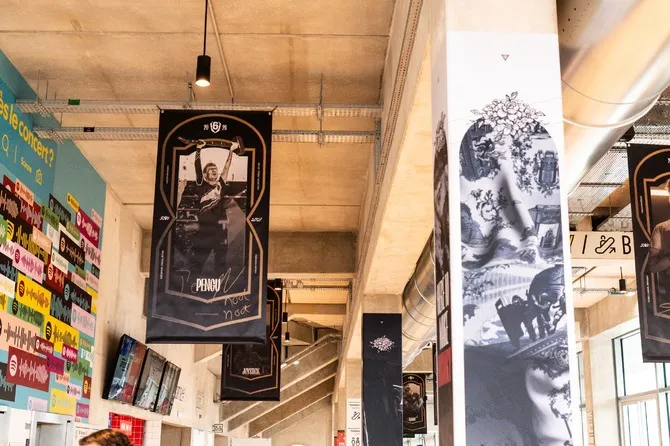 A display at the venue honors Six Invitational history and past winners.