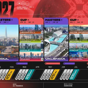 Riot Sets VCT 2027 Calendar Across 15 Cities and 50-Plus Tournaments